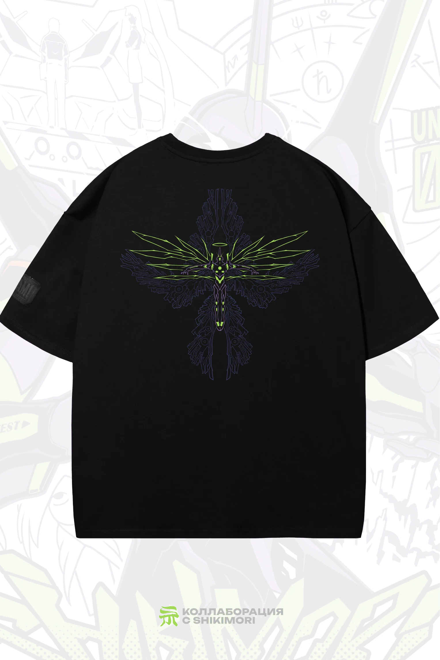 Оверсайз футболка EVA01xSHIKI 5